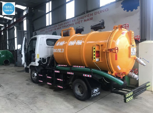 Bảng giá dịch vụ hút bể phốt Ái Thượng, Bá Thước, Thanh Hóa năm 2025 (bao gồm các loại xe, công suất, và các khoản phí khác)