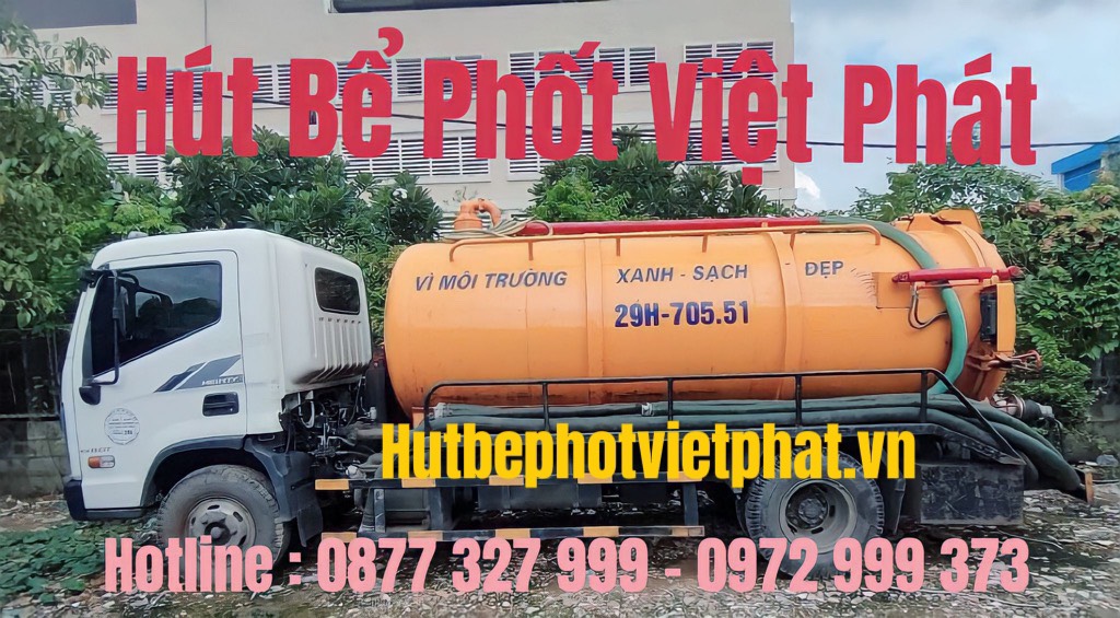 Khu vực phục vụ hút bể phốt tại Quảng Thái, Quảng Xương, Thanh Hóa